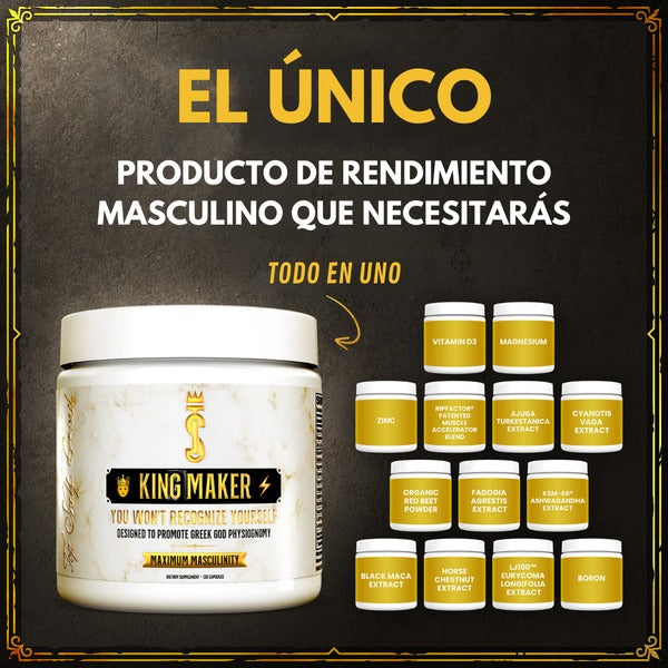 King Maker® Suplemento 13 en 1 para Hombres